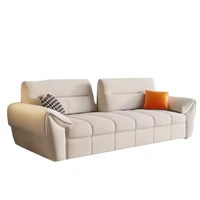 Compact sofa cumm bed with modern tufted design, sleeper function, pocket spring support, and everyday sofa bed comfort