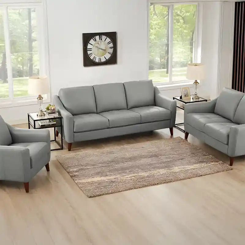 compact modern sofa with clean stitching, fabric sofa fabric couch 3 seater wooden