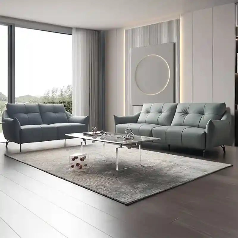 Built with a straight layout and offered in 2 seater and 3 seater sofa formats, it's well suited to compact urban homes.