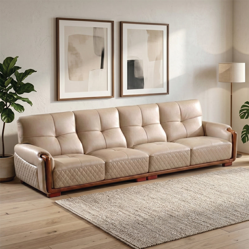 neutral beige tone pairs easily with different décors, enhancing