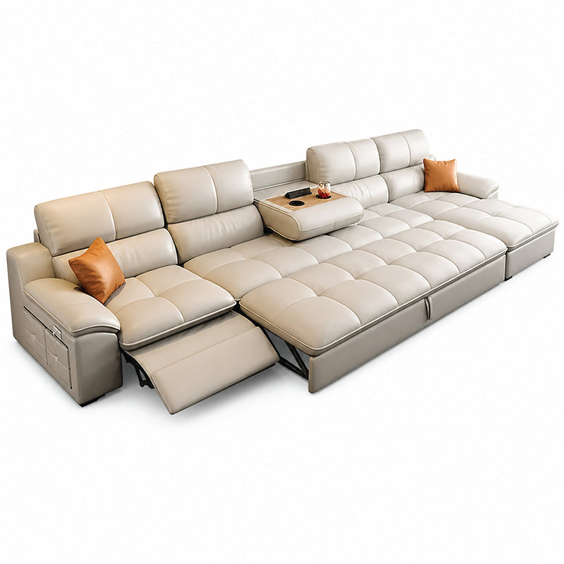 The rectangular form and 3–4 seater layout provide balanced proportions
