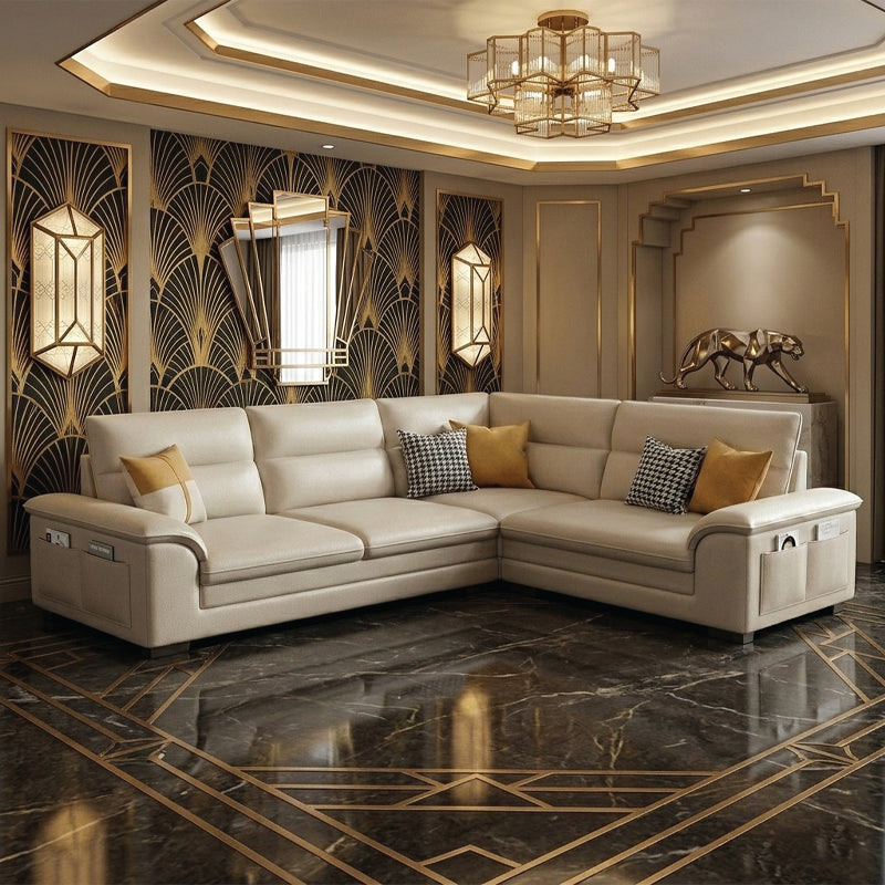 Ideal as a living room sofa set, this piece blends premium materials with thoughtful