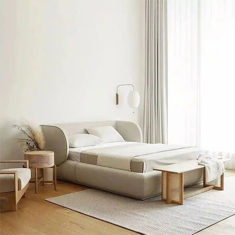 With its low-profile structure, concealed base, and clean lines, it embodies modern style bed design while maximizing relaxation and space efficiency.