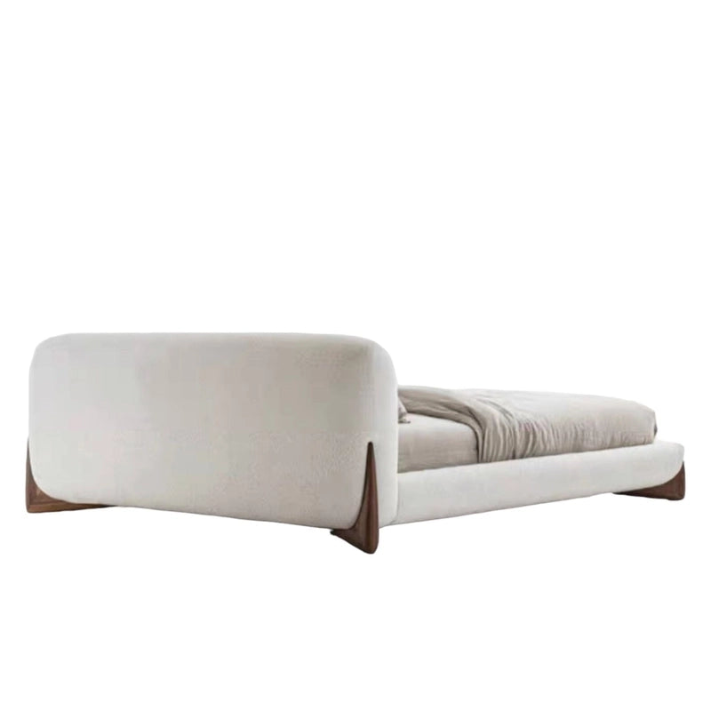 The upholstered platform bed offers both comfort and visual softness for contemporary homes. Order online today.