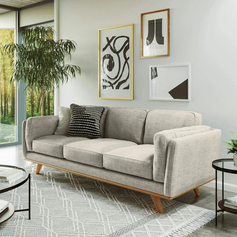 featuring a sturdy wooden base and sleek tapered legs