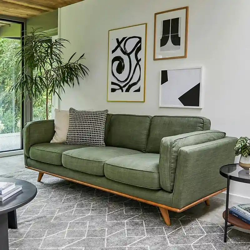 Minimal living room couch photo, latest sofa design 3 seater sofa fabric