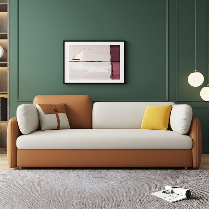 pull-out bed with storage compartment couch sleeper sofa bed design compact sofa