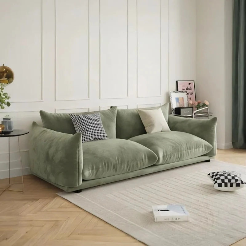Designed as an elegant l shape sofa set or straight configuration, it adapts easily to modern living rooms where comfort and visual balance matter.