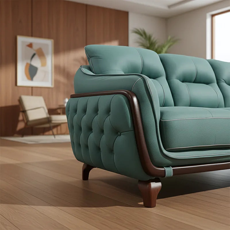 This set of sofa includes a straight 3 seater sofa and 2 seater sofa