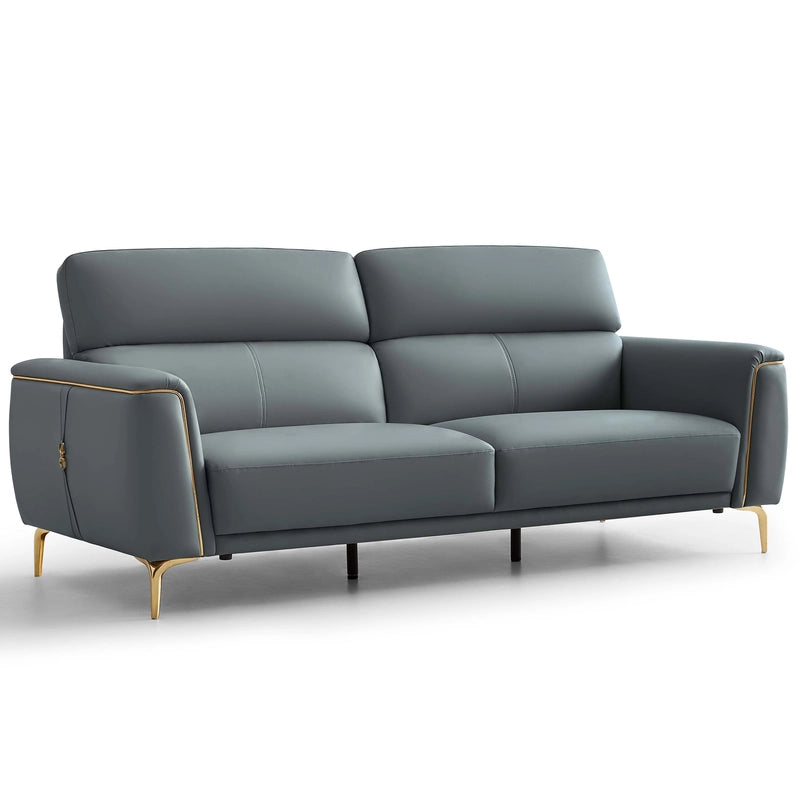 Living room sofa set photo with contemporary sofa design gold metal legs