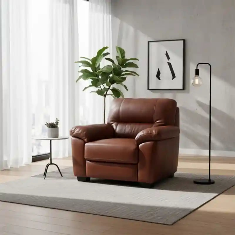 High back leather sofa image featuring settee design and luxury sofa corner layout