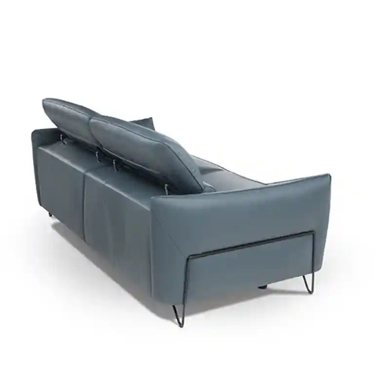 Elegant living room couch with headrest, living room couch, sofa online, metal legs