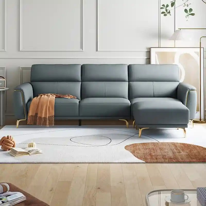 Corner sofa set picture featuring stylish sofa design high back cushions