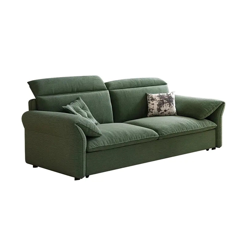 Segmented high back cushions image sofa bed couch sleeper sofa fabric finish