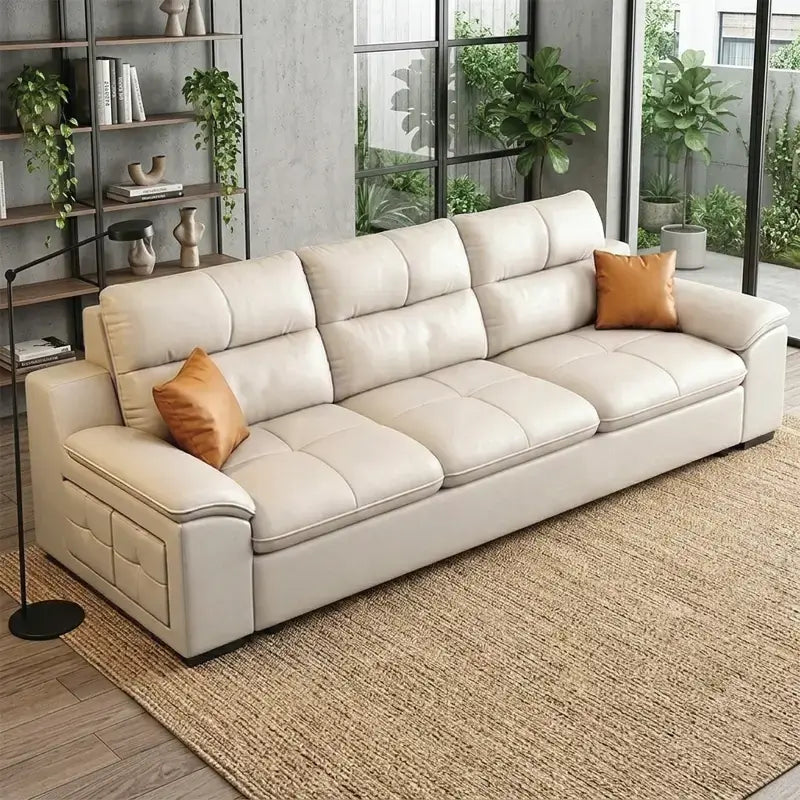 Open bed position with plush cushioning convertible couch bed sofa cum bed rectangular 3 seater