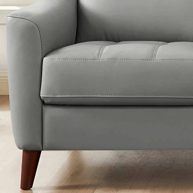 compact modern sofa with clean stitching, fabric sofa fabric couch 3 seater wooden