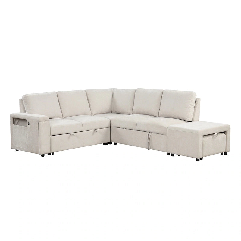 Storage sofa bed picture highlighting under-seat space, sofacumbed sofa cum bed, fabric sectional