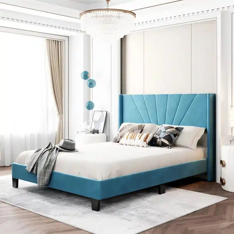 The Veala upholstered bed brings together refined craftsmanship and contemporary comfort for stylish modern interiors