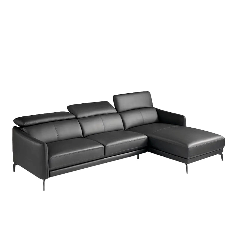 Luxury dark sofa with metal legs, contemporary sofa design living room sofa set 5 seater