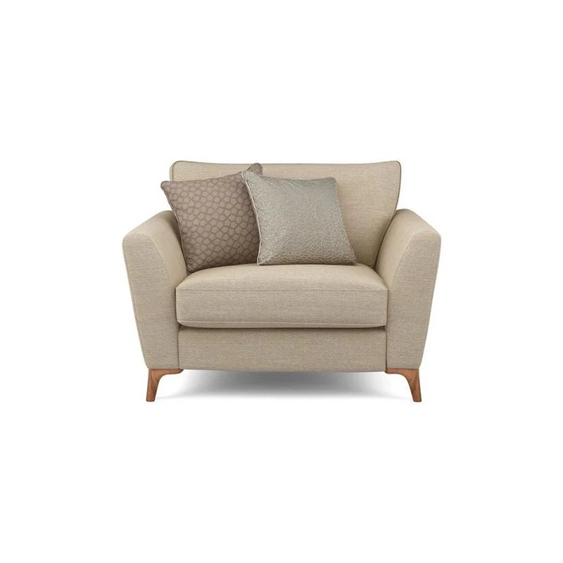 Plush cushioned seat photos showcasing cloth sofa and latest sofa design in 1 seater sofa