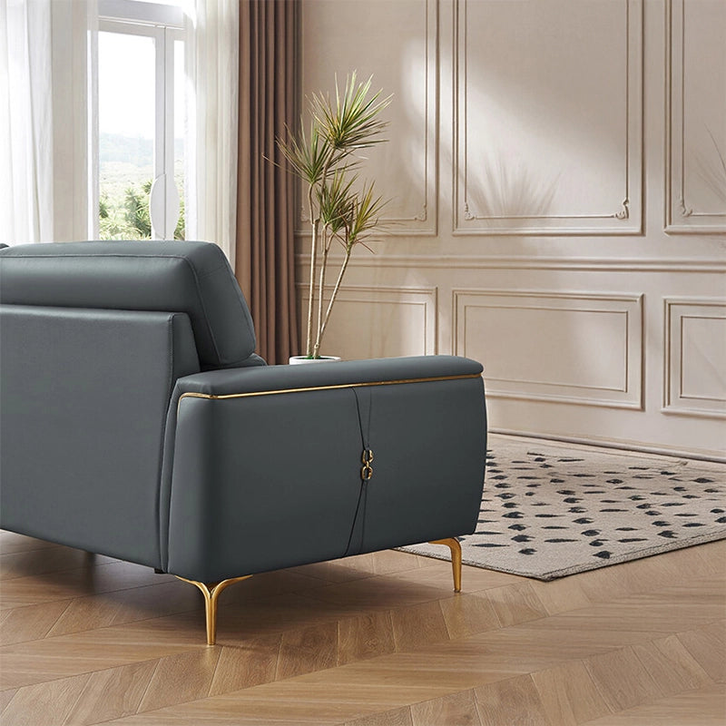 Premium sofa image showcasing modern sofa design fabric upholstery