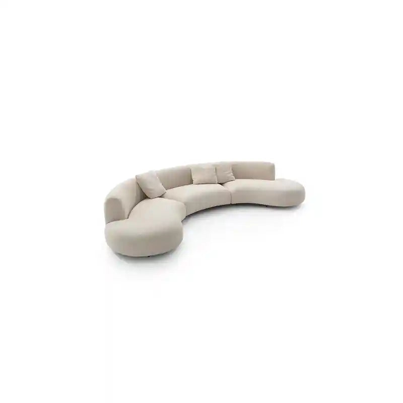 Whether styled as a luxury sofa set or a relaxed corner couch