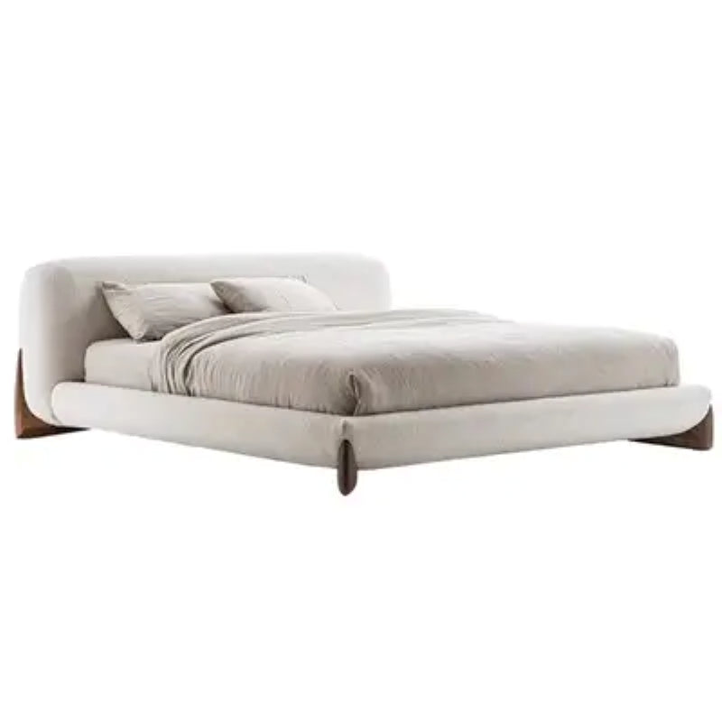 The Callisto upholstered bed brings together Scandinavian simplicity and contemporary luxury for refined modern interiors