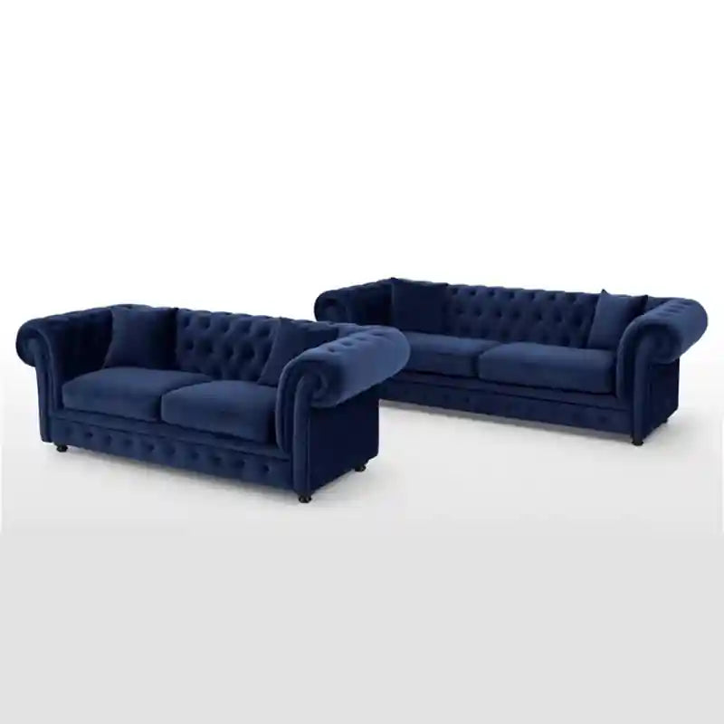 Built on a neem wood frame with pocketed springs, the seat offers lasting comfort and structure.