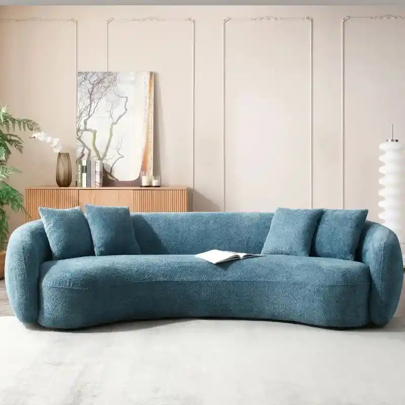  Minimalist lounge sofa in airy living room, sofa set design, 3 seater sofa