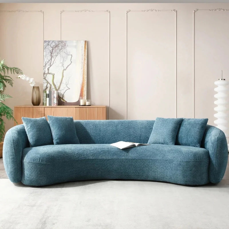With a fixed back, deep seat, and integrated armrests, this modern lounge sofa fits beautifully into contemporary Indian interiors. 